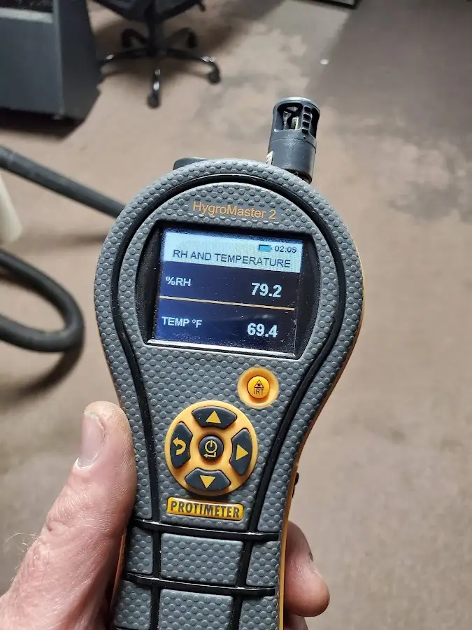 Moisture meter humidity assessment for Fire & Smoke Damage Restoration in White Settlement