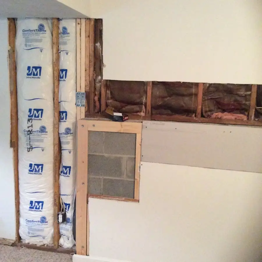 Wall insulation replacement during Structural Drying in White Settlement